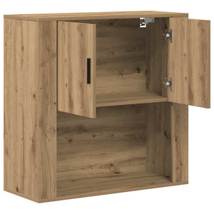 Ντουλάπα Τοίχου με ράφι Επιτοίχιο artisan δρυς 80 x 33 x 80 εκ. - Pakobazaar