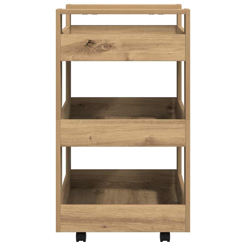 Καρότσι Κουζίνας Artisan Oak 60 x 45 x 80 εκ Επεξεργασμένο ξύλο - Pakobazaar