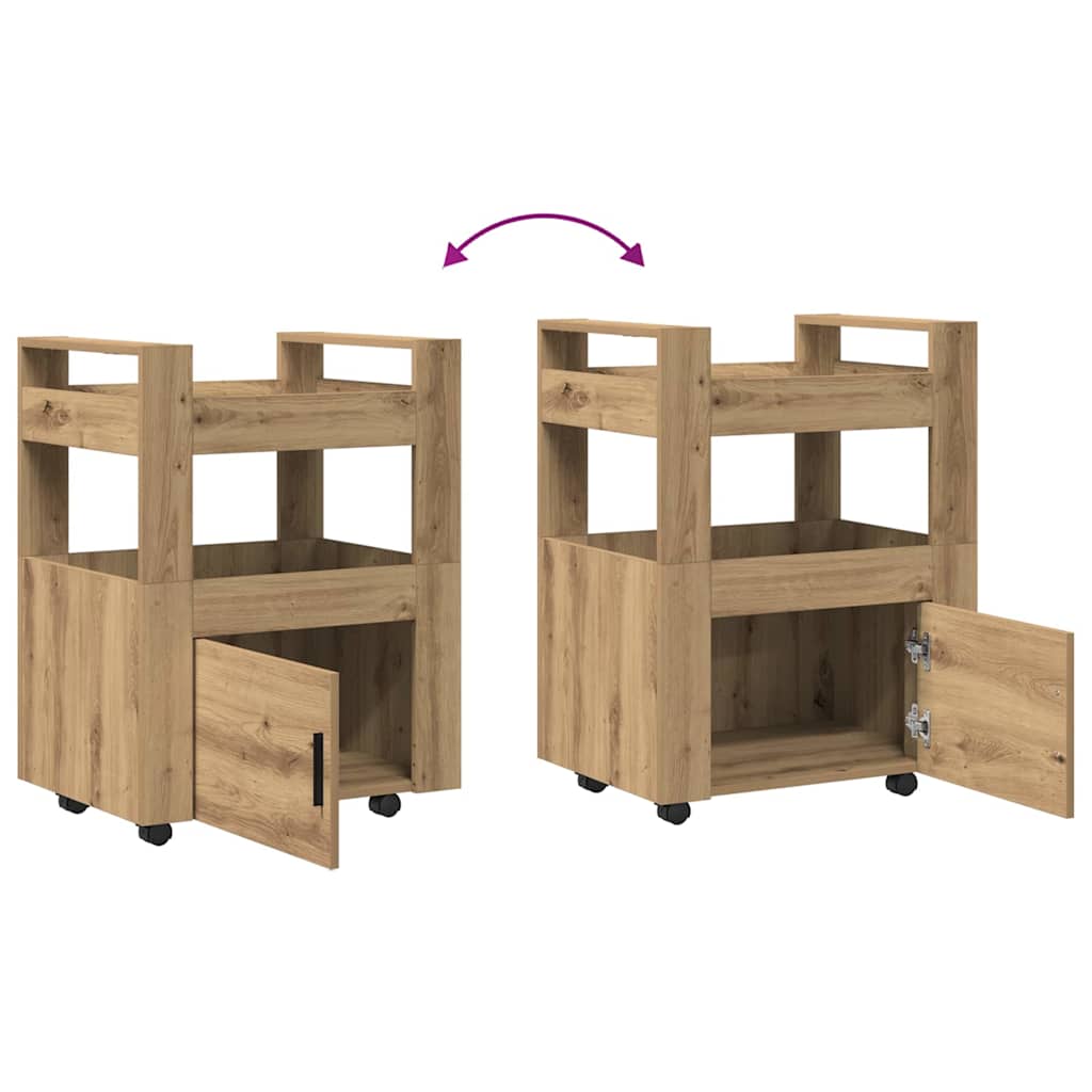 Καρότσι Κουζίνας artisan δρυς 60 x 45 x 80 εκ