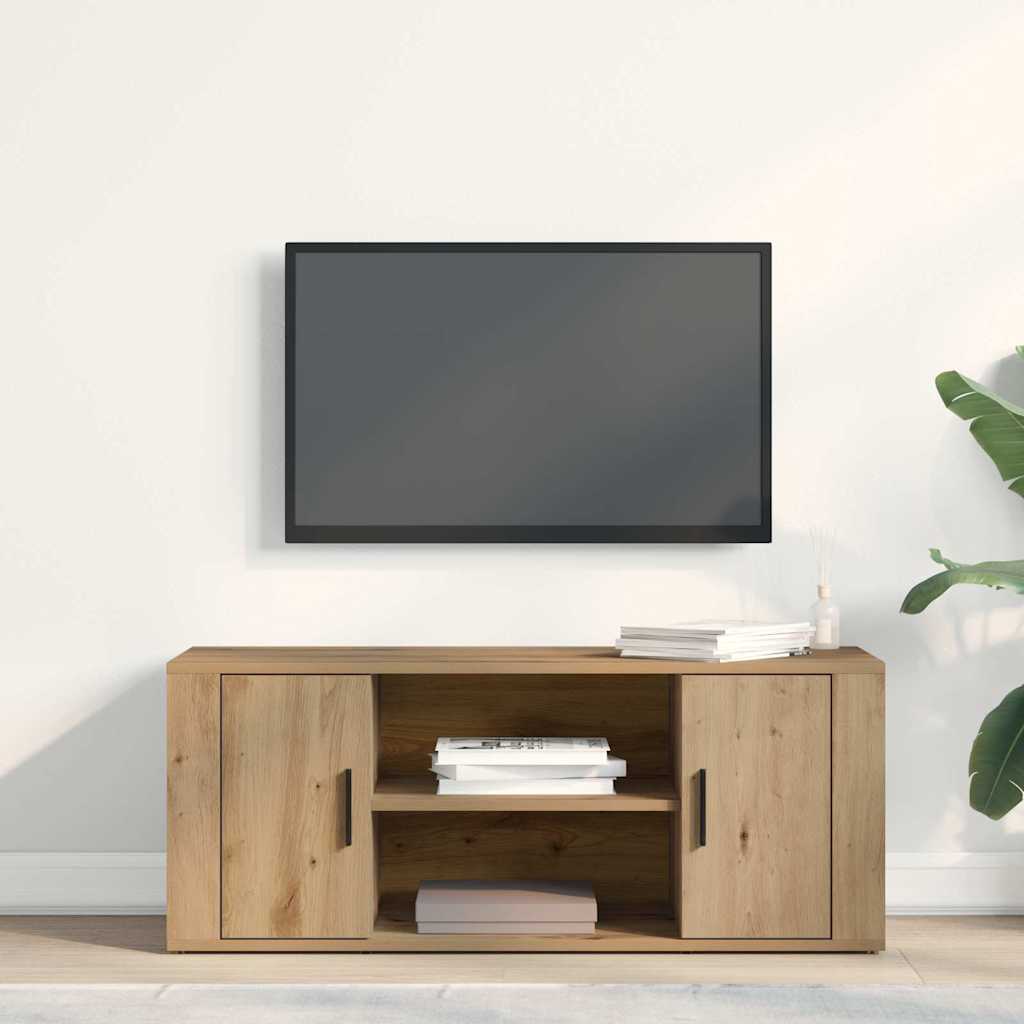 Ντουλάπι TV artisan δρυς 100 x 35 x 40 εκ Επεξεργασμένο ξύλο - Pakobazaar