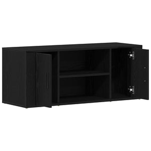 Ντουλάπι TV 100 x 35 x 40 εκ Μαύρη δρυς Επεξεργασμένο ξύλο