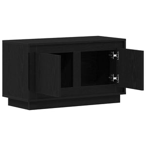 Ντουλάπι TV Μαύρη δρυς 80 x 35 x 45 cm Επεξεργασμένο ξύλο - Pakobazaar