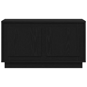 Ντουλάπι TV Μαύρη δρυς 80 x 35 x 45 cm Επεξεργασμένο ξύλο - Pakobazaar