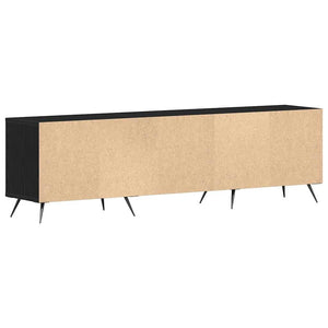 Ντουλάπι TV Μαύρη δρυς 150 x 30 x 44,5 εκ. Επεξεργασμένο ξύλο - Pakobazaar