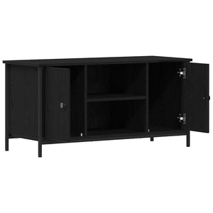 Ντουλάπι TV Μαύρη δρυς 100 x 40 x 50 cm Επεξεργασμένο ξύλο - Pakobazaar