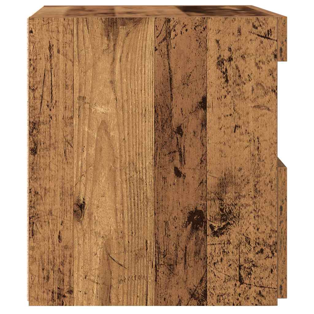Κομοδίνο 2 pcs Παλιό ξύλο 50 x 40 x 45 cm Επεξεργασμένο ξύλο - Pakobazaar