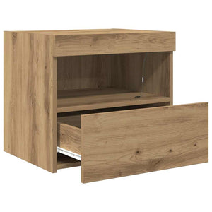 Κομοδίνο 2 pcs Artisan Oak 50 x 40 x 45 cm Επεξεργασμένο ξύλο - Pakobazaar