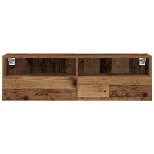Ντουλάπι Τηλεόρασης Τοίχου 100 x 30 x 30 cm Παλαιό ξύλο