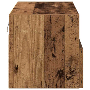 Ντουλάπι Τηλεόρασης Τοίχου 100 x 30 x 30 cm Παλαιό ξύλο