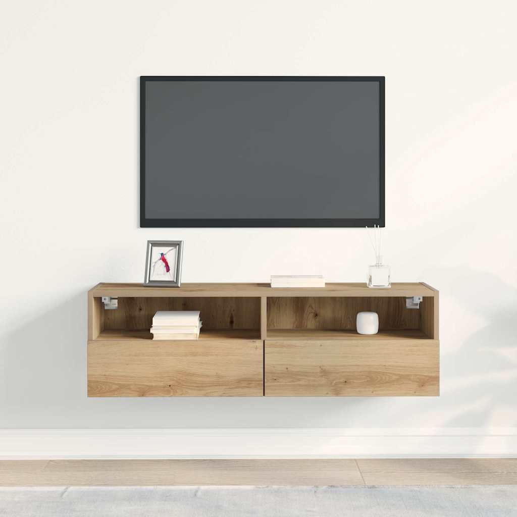 Ντουλάπι Τηλεόρασης Τοίχου artisan δρυς 100 x 30 x 30 cm - Pakobazaar