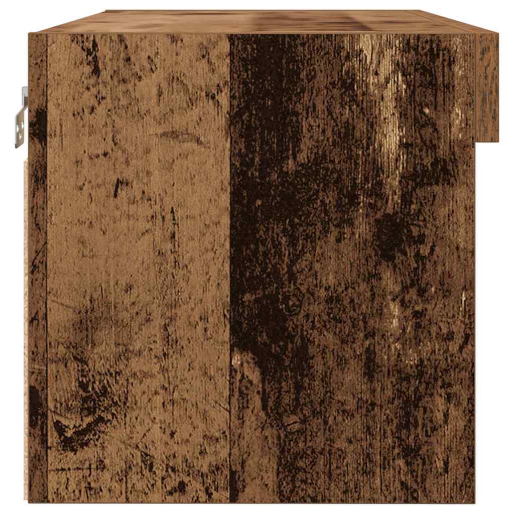 Σετ επίπλου τηλεόρασης με led 2 pcs Παλαιό ξύλο 80 x 30 x 30 εκ - Pakobazaar