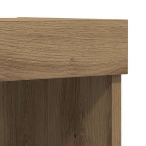 Σετ επίπλου τηλεόρασης με led 2 pcs Artisan Oak 80 x 30 x 30 εκ - Pakobazaar