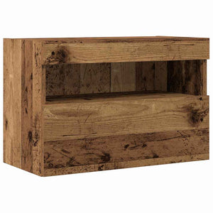 Ντουλάπι Τηλεόρασης Τοίχου 2 pcs Παλαιό ξύλο 60 x 30 x 40 εκ. - Pakobazaar
