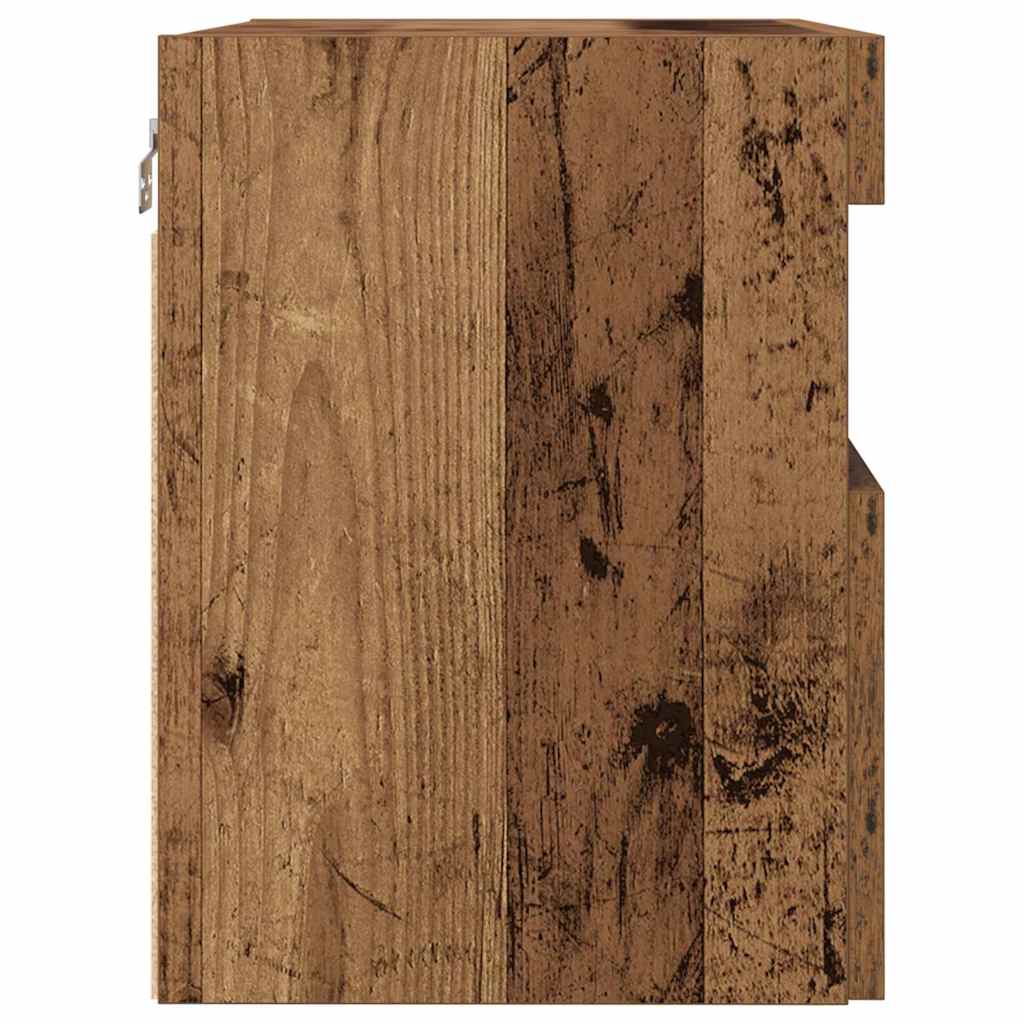 Ντουλάπι Τηλεόρασης Τοίχου 2 pcs Παλαιό ξύλο 60 x 30 x 40 εκ. - Pakobazaar