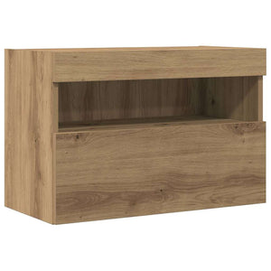Ντουλάπι Τηλεόρασης Τοίχου 2 pcs artisan δρυς 60 x 30 x 40 εκ. - Pakobazaar
