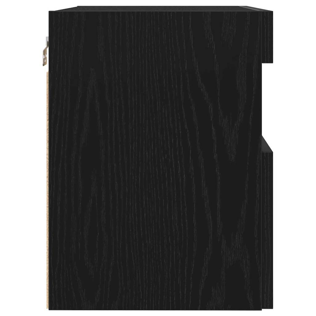 Ντουλάπι Τηλεόρασης Τοίχου Μαύρη δρυς 60 x 30 x 40 εκ. - Pakobazaar