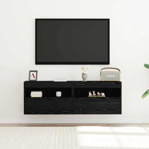 Ντουλάπι Τηλεόρασης Τοίχου Μαύρη δρυς 60 x 30 x 40 εκ. - Pakobazaar