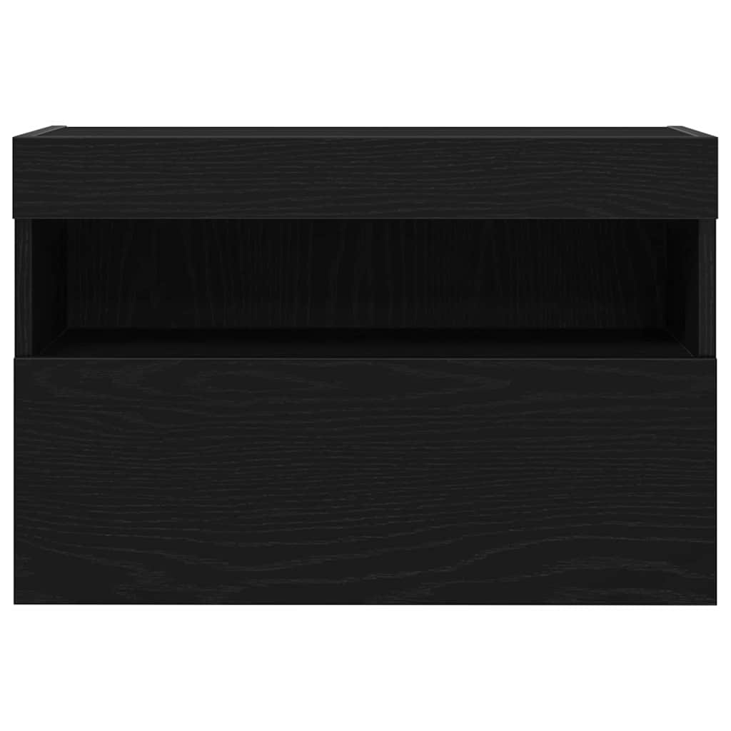Ντουλάπι Τηλεόρασης Τοίχου Μαύρη δρυς 60 x 30 x 40 εκ. - Pakobazaar