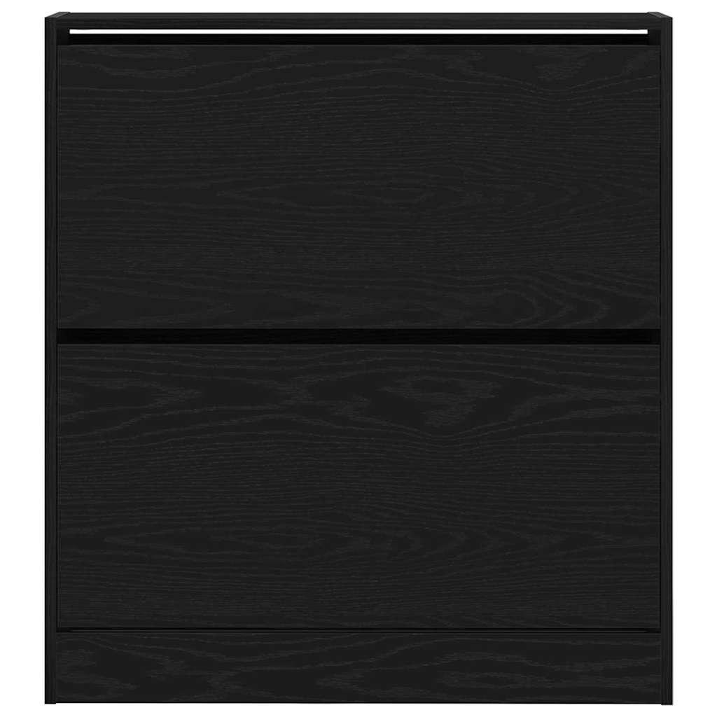 Ντουλάπα Παπουτσιών με ράφι Μαύρη Οξυά 80 x 21 x 87,5 cm - Pakobazaar