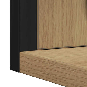 Καθρέφτης με ράφι Επιτοίχιο artisan δρυς 50 x 12 x 60 εκ - Pakobazaar