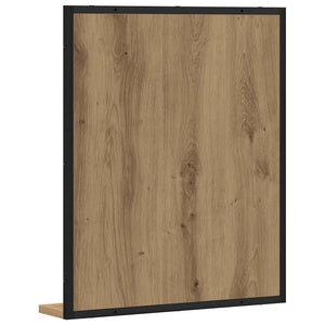 Καθρέφτης με ράφι Επιτοίχιο artisan δρυς 50 x 12 x 60 εκ - Pakobazaar