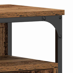 Ντουλάπα Νιπτήρα Mπάνιου Παλαιό ξύλο 80 x 30 x 60 cm
