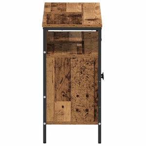 Ντουλάπα Νιπτήρα Mπάνιου Παλαιό ξύλο 80 x 30 x 60 cm
