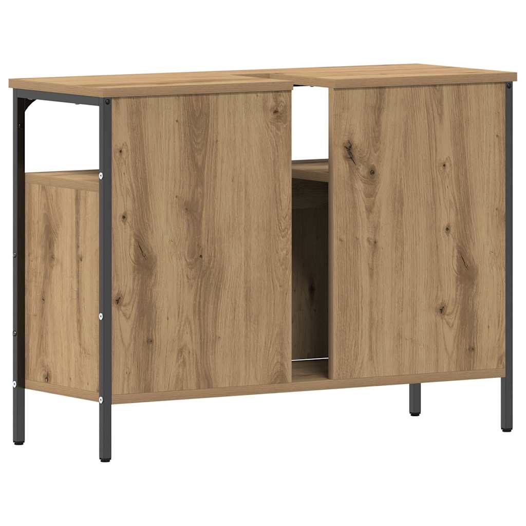 Ντουλάπα Νιπτήρα Mπάνιου με πόρτα artisan δρυς 80 x 30 x 60 cm - Pakobazaar