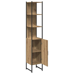 Ντουλάπι Μπάνιου με ράφι artisan δρυς 33 x 33 x 185,5 εκ - Pakobazaar