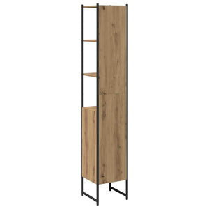 Ντουλάπι Μπάνιου με ράφι artisan δρυς 33 x 33 x 185,5 εκ - Pakobazaar