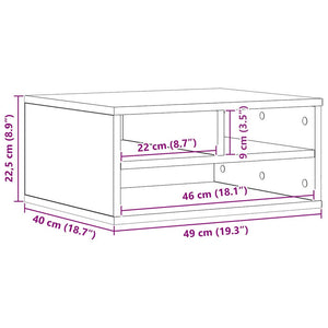 Σταντ Εκτυπωτή Artisan Δρυς 49 x 40 x 22,5 εκ