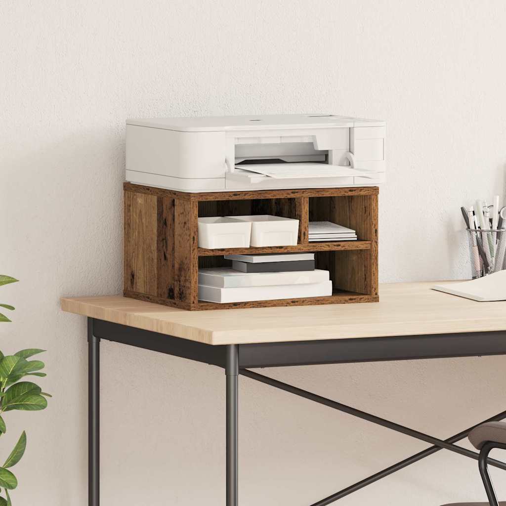 Σταντ Εκτυπωτή Παλιό ξύλο 40 x 32 x 22,5 εκ Επεξεργασμένο ξύλο - Pakobazaar