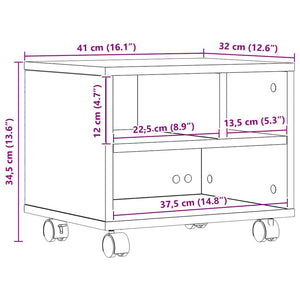 Σταντ Εκτυπωτή Artisan Oak 41 x 32 x 34,5 εκ. - Pakobazaar