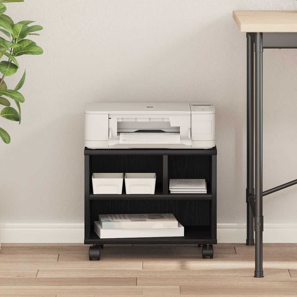 Σταντ Εκτυπωτή Μαύρη Οξυά 41 x 32 x 34,5 εκ. Επεξεργασμένο ξύλο - Pakobazaar