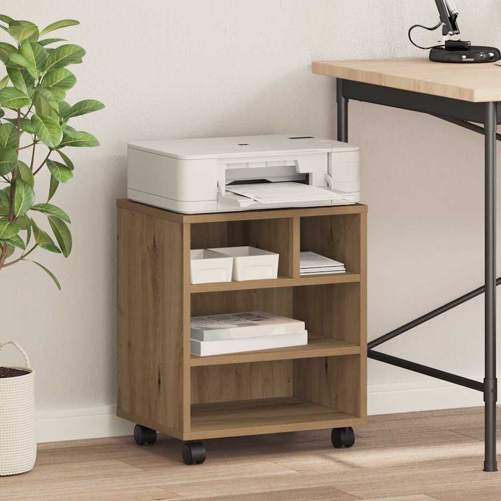 Σταντ Εκτυπωτή artisan δρυς 41 x 32 x 48 εκ. Επεξεργασμένο ξύλο - Pakobazaar