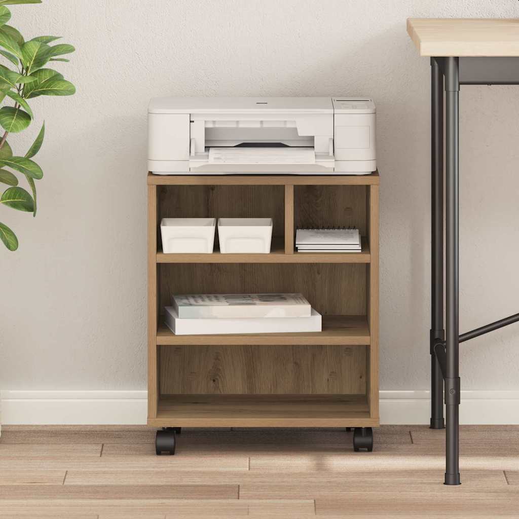 Σταντ Εκτυπωτή artisan δρυς 41 x 32 x 48 εκ. Επεξεργασμένο ξύλο - Pakobazaar