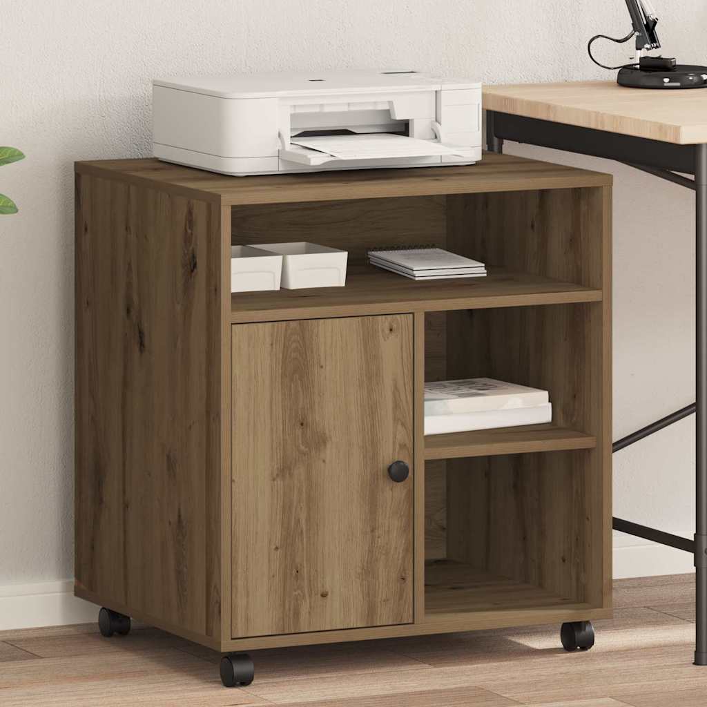 Σταντ Εκτυπωτή artisan δρυς 60 x 50 x 67 εκ. Επεξεργασμένο ξύλο - Pakobazaar