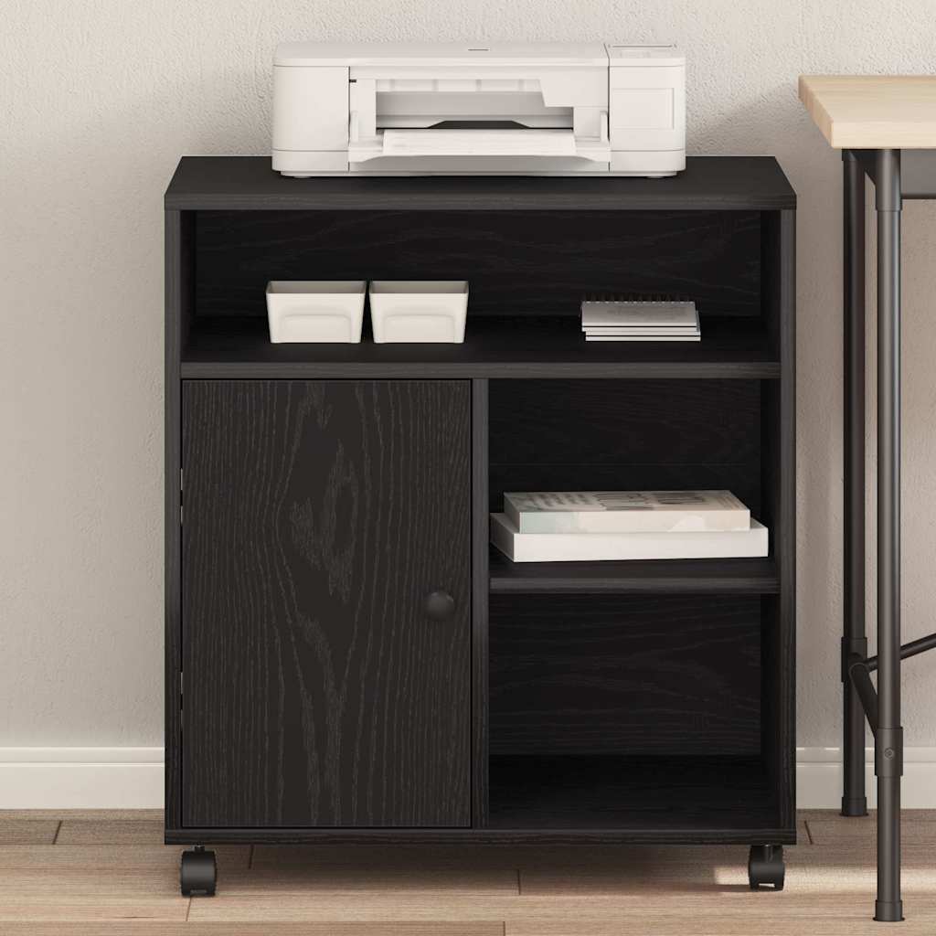 Σταντ Εκτυπωτή Μαύρη δρυς 60 x 50 x 67 εκ. Επεξεργασμένο ξύλο - Pakobazaar