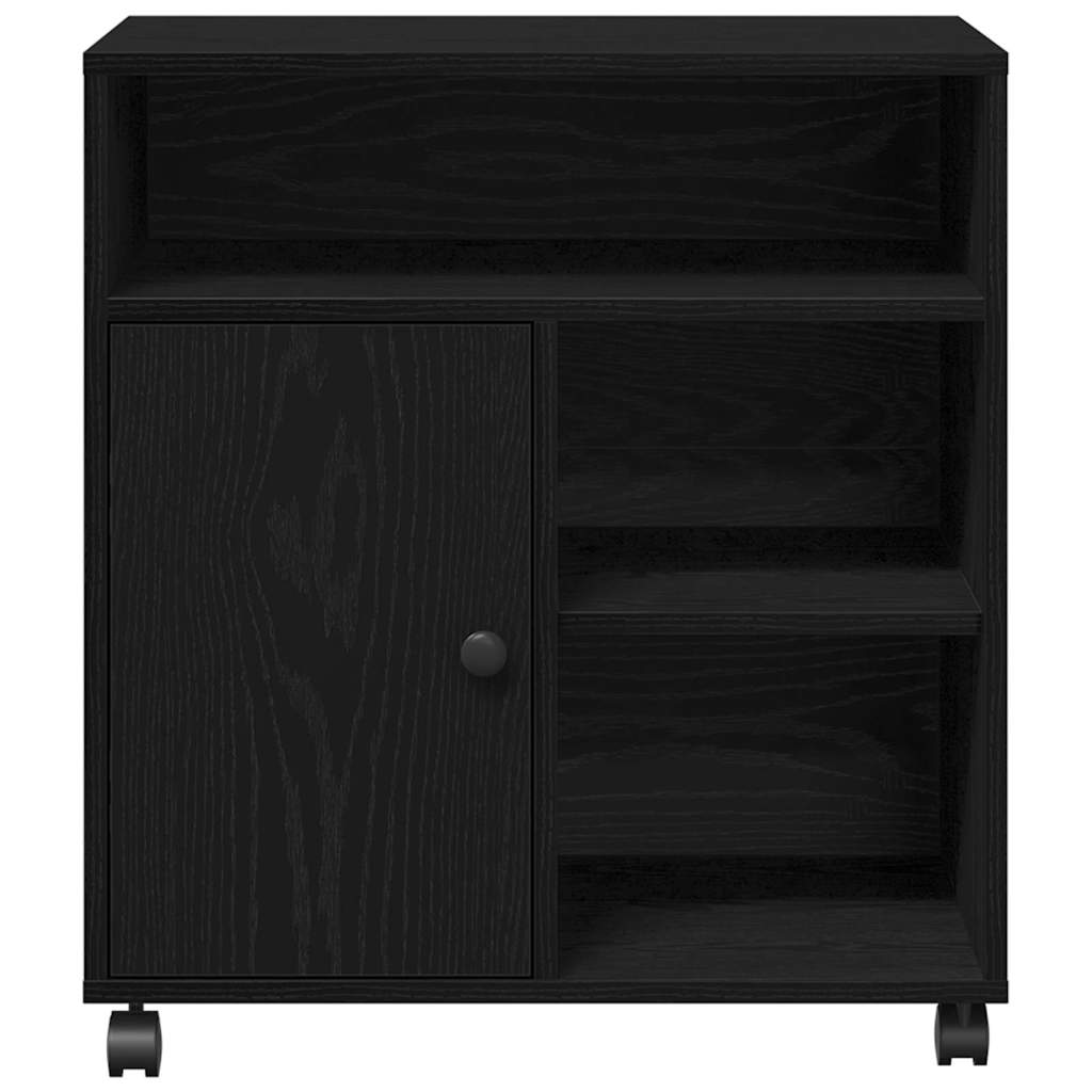 Σταντ Εκτυπωτή Μαύρη δρυς 60 x 50 x 67 εκ. Επεξεργασμένο ξύλο - Pakobazaar