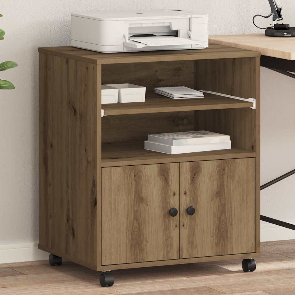 Σταντ Εκτυπωτή Artisan Oak 60 x 48 x 74 εκ. Επεξεργασμένο ξύλο - Pakobazaar