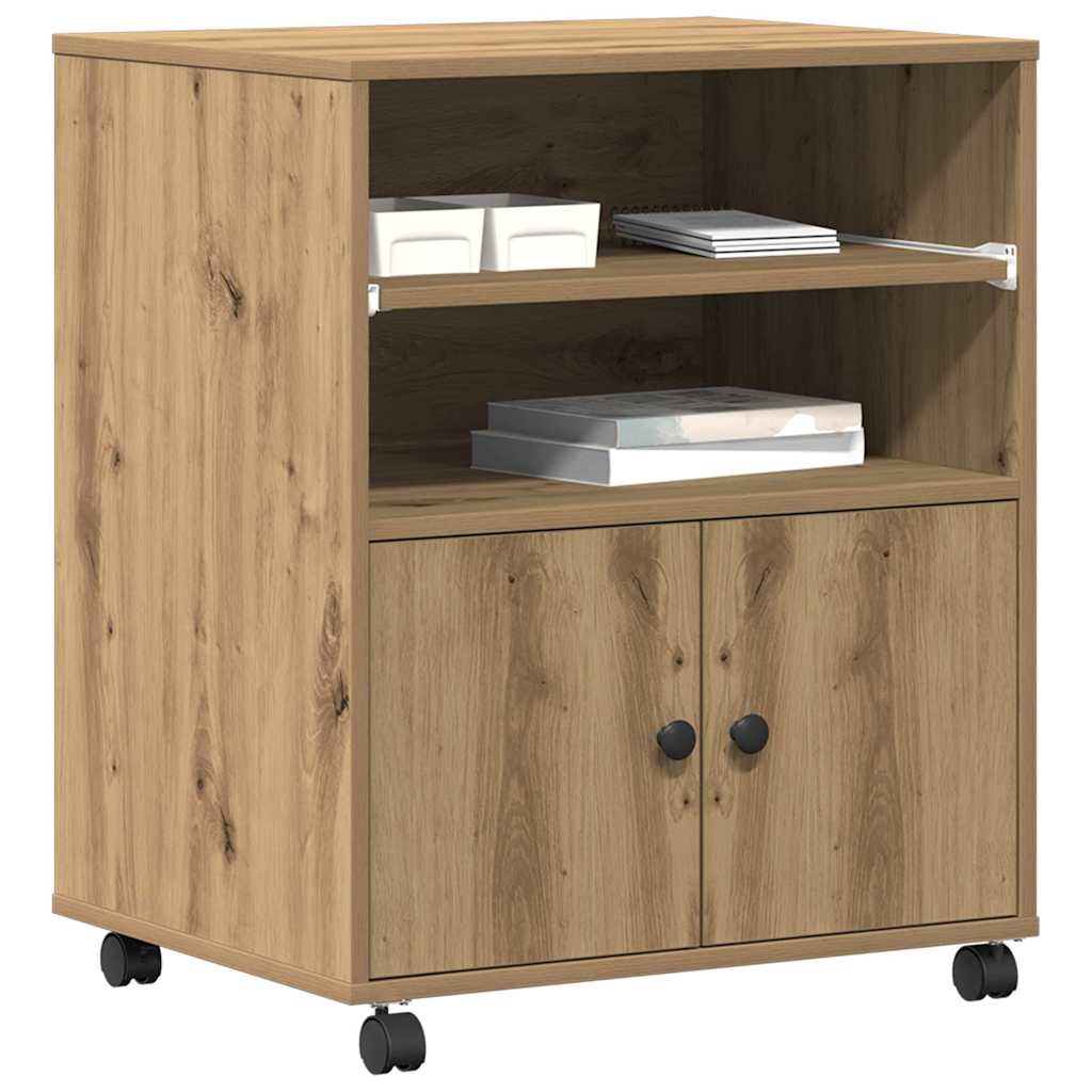 Σταντ Εκτυπωτή Artisan Oak 60 x 48 x 74 εκ. Επεξεργασμένο ξύλο - Pakobazaar