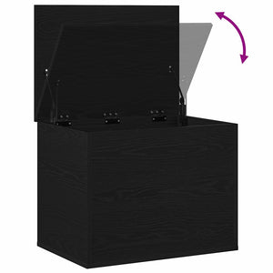 Κουτί αποθήκευσης Μαύρη δρυς 60 x 42 x 46 cm Επεξεργασμένο ξύλο - Pakobazaar