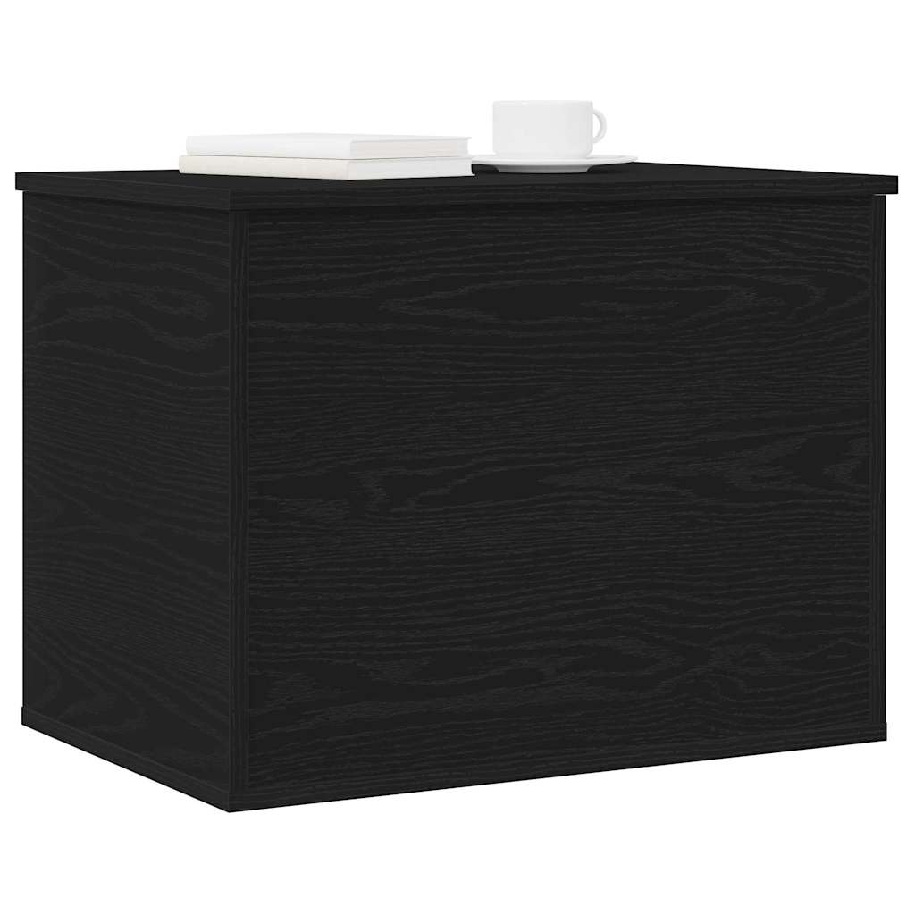 Κουτί αποθήκευσης Μαύρη δρυς 60 x 42 x 46 cm Επεξεργασμένο ξύλο - Pakobazaar