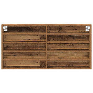 Βιτρίνα Επιτοίχιο Παλιό ξύλο 100 x 8,5 x 50 cm
