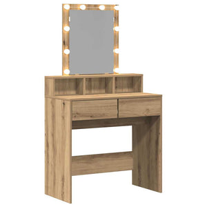 Κομμωτήριο artisan δρυς 80 x 41 x 144.5 εκ Επεξεργασμένο Ξύλο