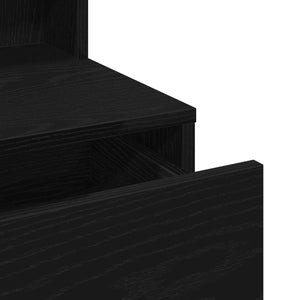 Κομμωτήριο Μαύρη δρυς 80 x 41 x 144.5 εκ Επεξεργασμένο Ξύλο