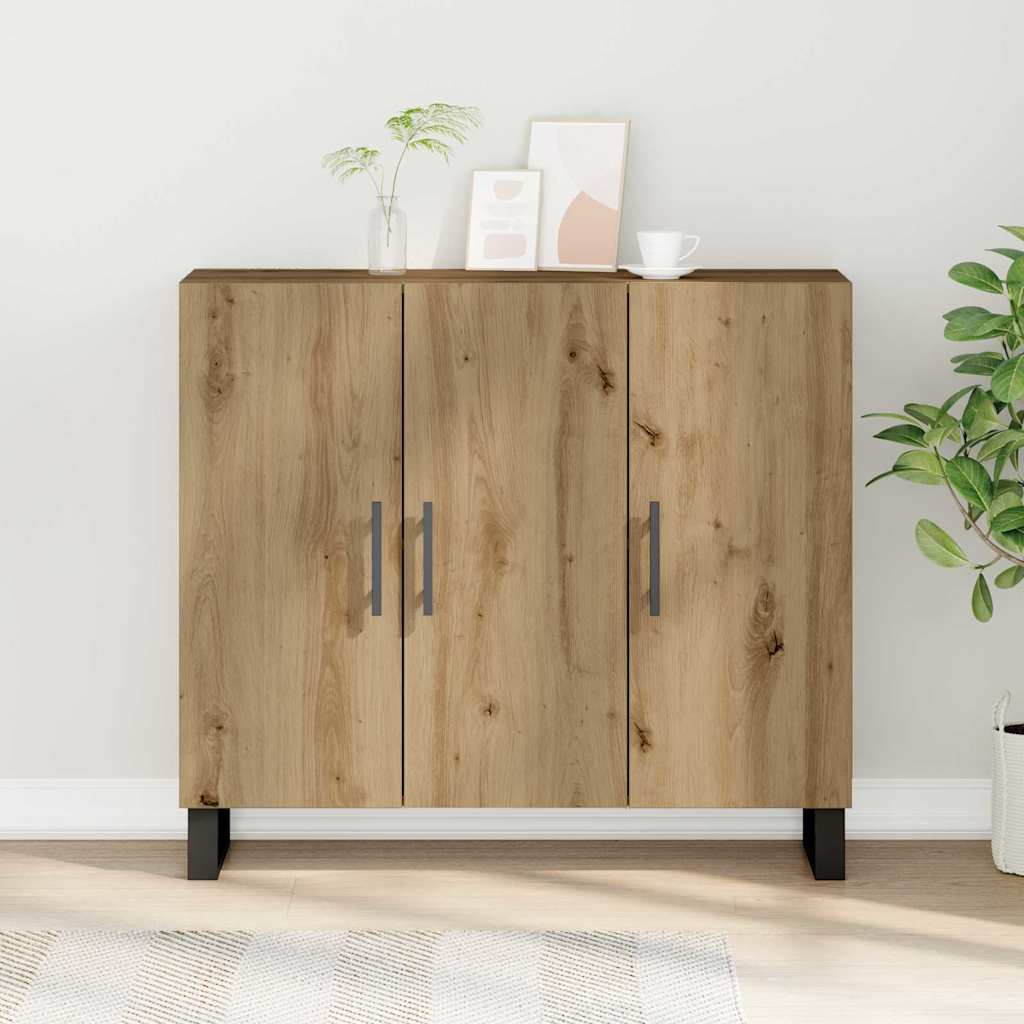 Πλαϊνό γραφείο Artisan Oak 90 x 34 x 80 εκ. Επεξεργασμένο ξύλο - Pakobazaar
