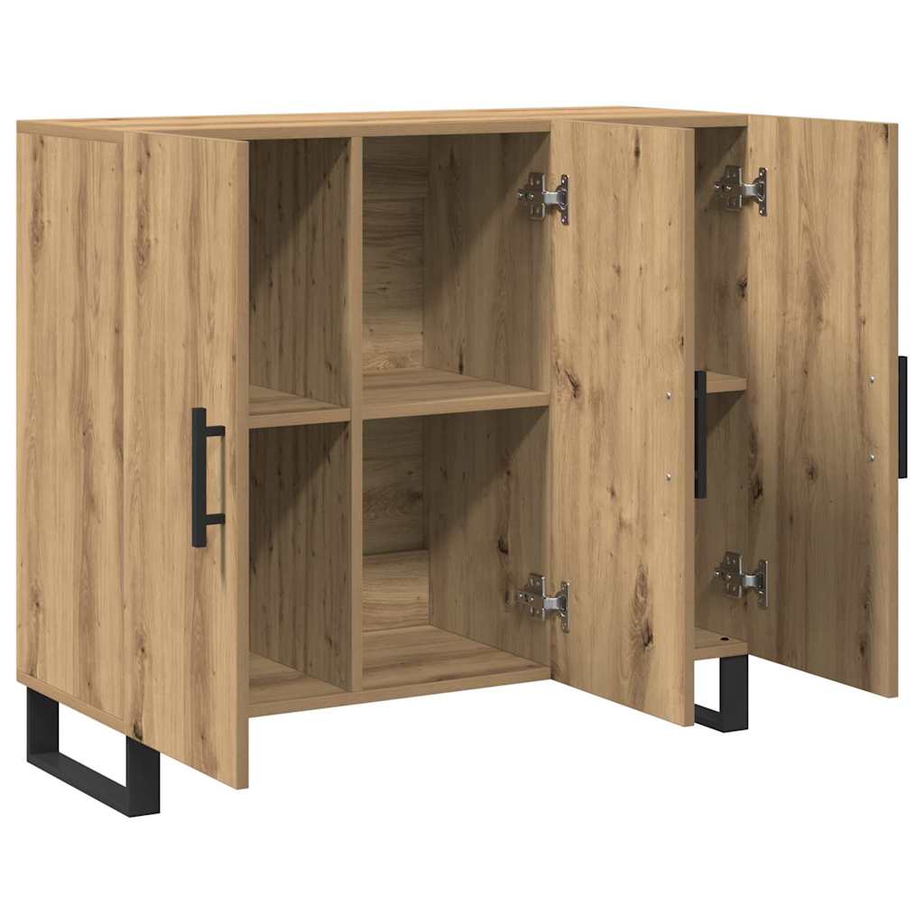 Πλαϊνό γραφείο Artisan Oak 90 x 34 x 80 εκ. Επεξεργασμένο ξύλο - Pakobazaar