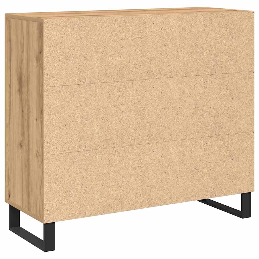 Πλαϊνό γραφείο Artisan Oak 90 x 34 x 80 εκ. Επεξεργασμένο ξύλο - Pakobazaar