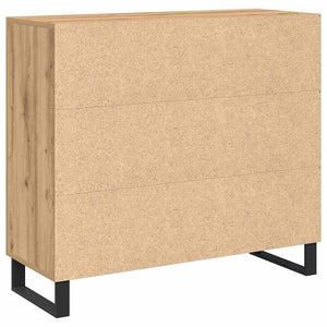 Πλαϊνό γραφείο Artisan Oak 90 x 34 x 80 εκ. Επεξεργασμένο ξύλο - Pakobazaar